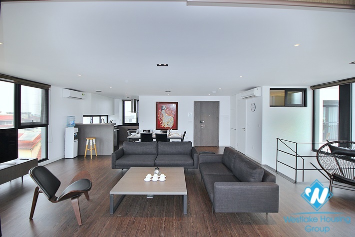 Super modern with lake view duplex to lease in Tay Ho district